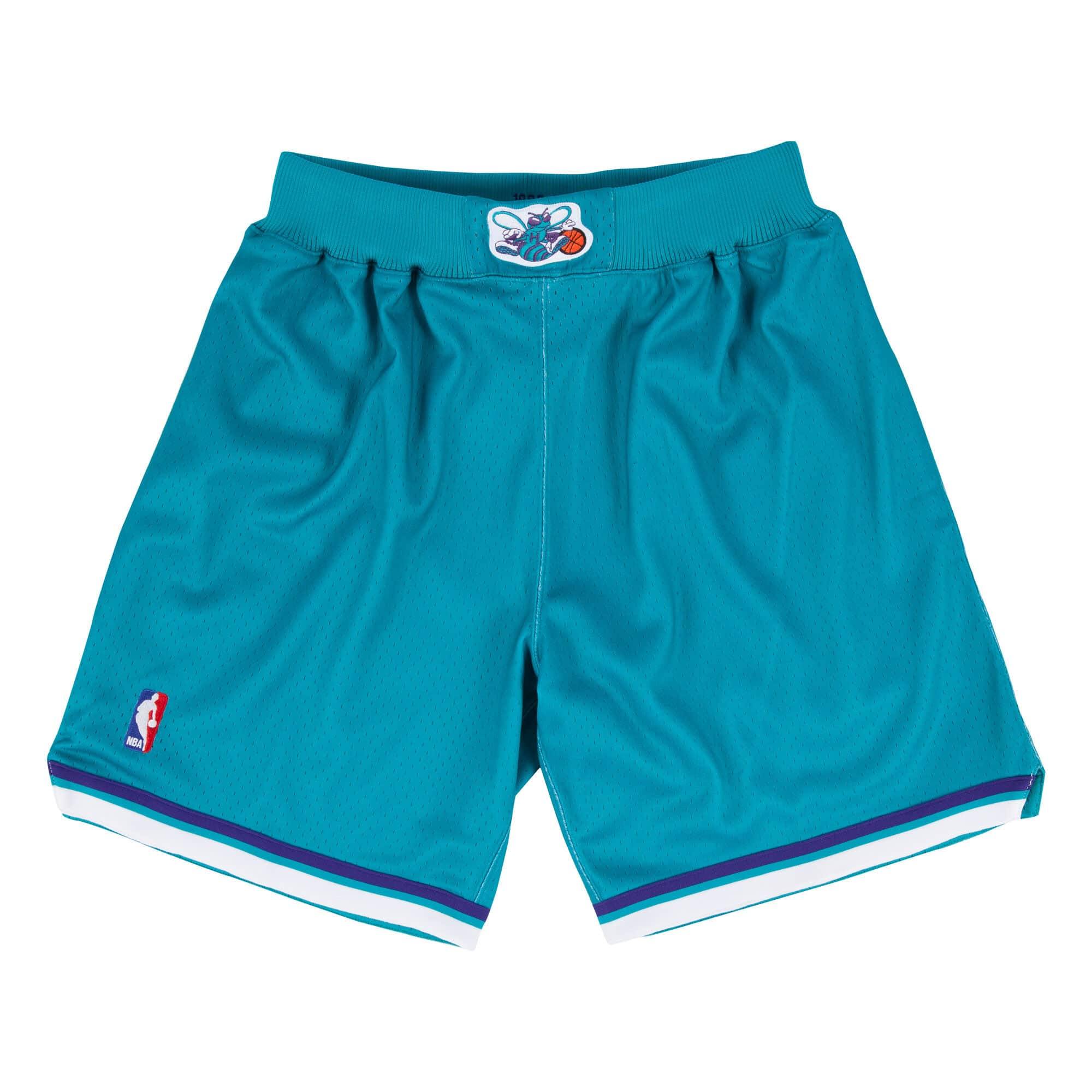 Mens Mitchell & Ness NBA 1992-93 Authentic Shorts Charlotte Hornets - sneakAR