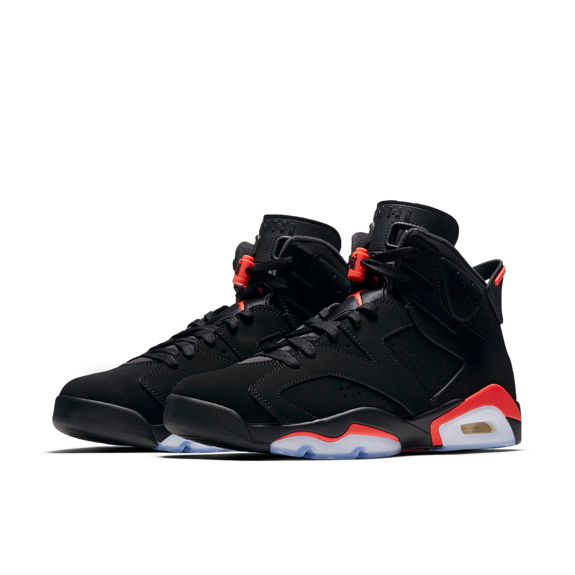 [384664-060] Mens Air Jordan Retro 6 Black Infrared