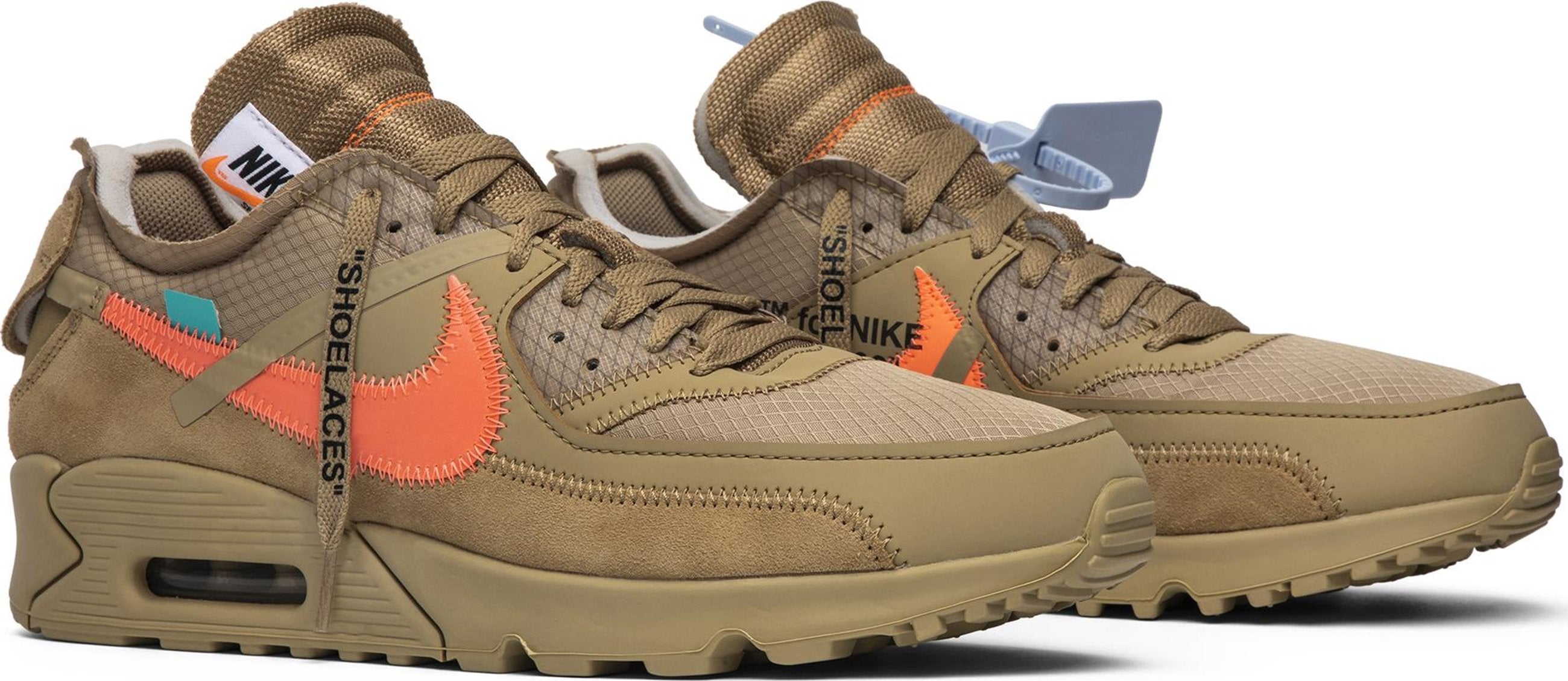 [AA7293-200] Mens Nike Air Max 90 'OFF-WHITE Desert Ore'