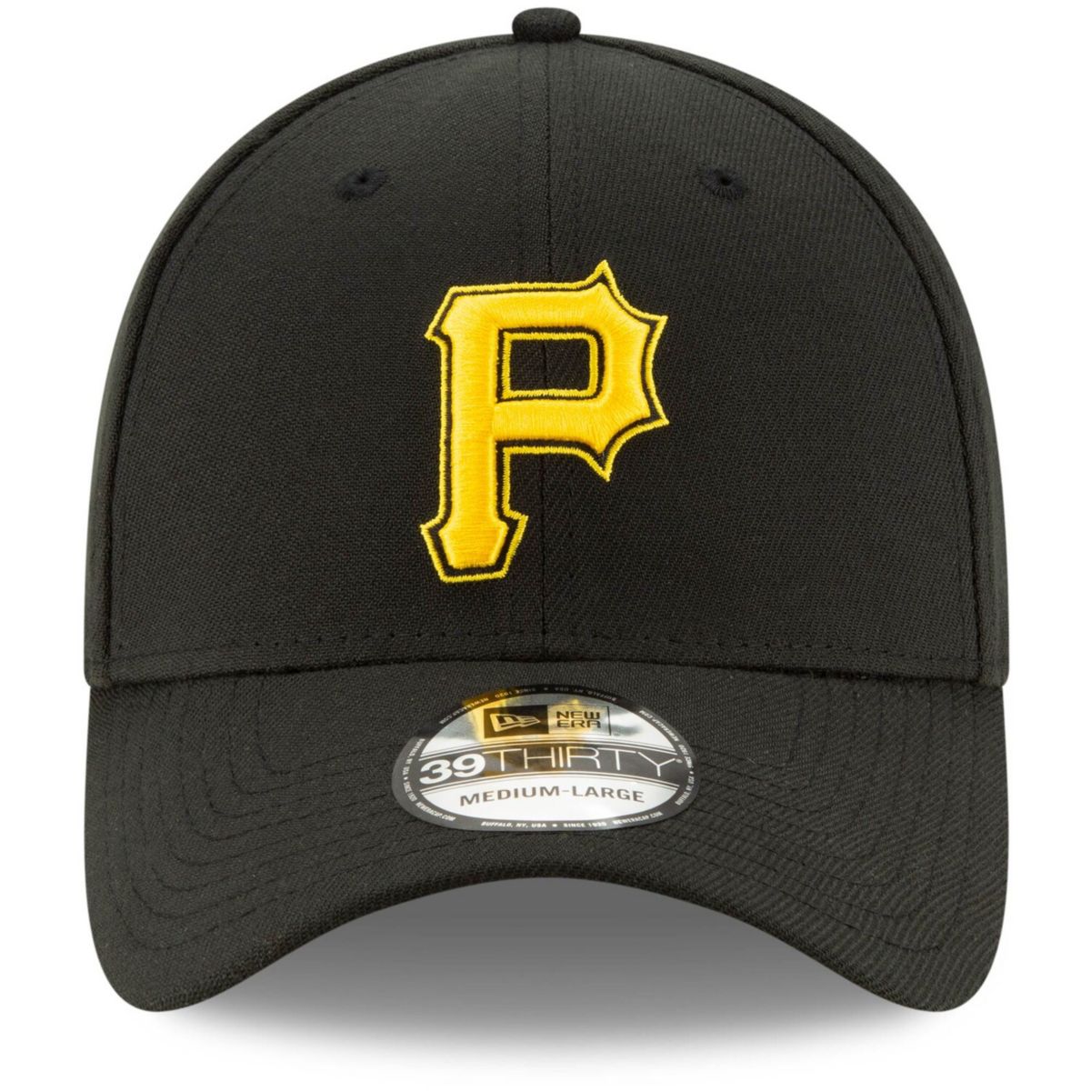 [12386790] Mens New Era MLB 39Thirty Stretch Fit Cap - Pittsburgh Pirates