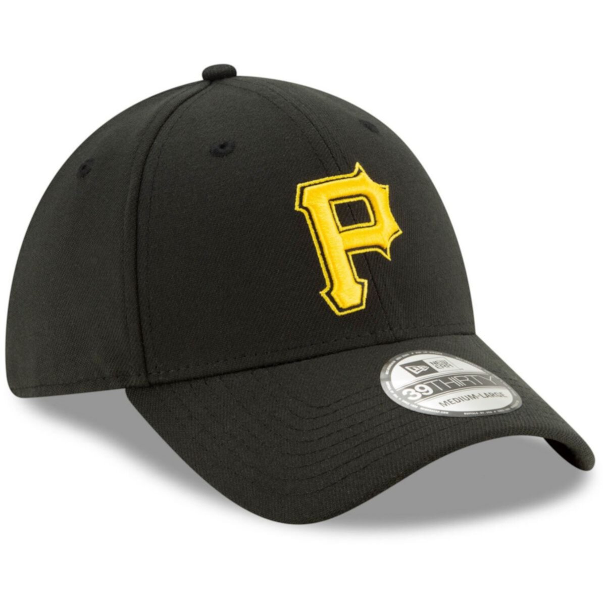 [12386790] Mens New Era MLB 39Thirty Stretch Fit Cap - Pittsburgh Pirates