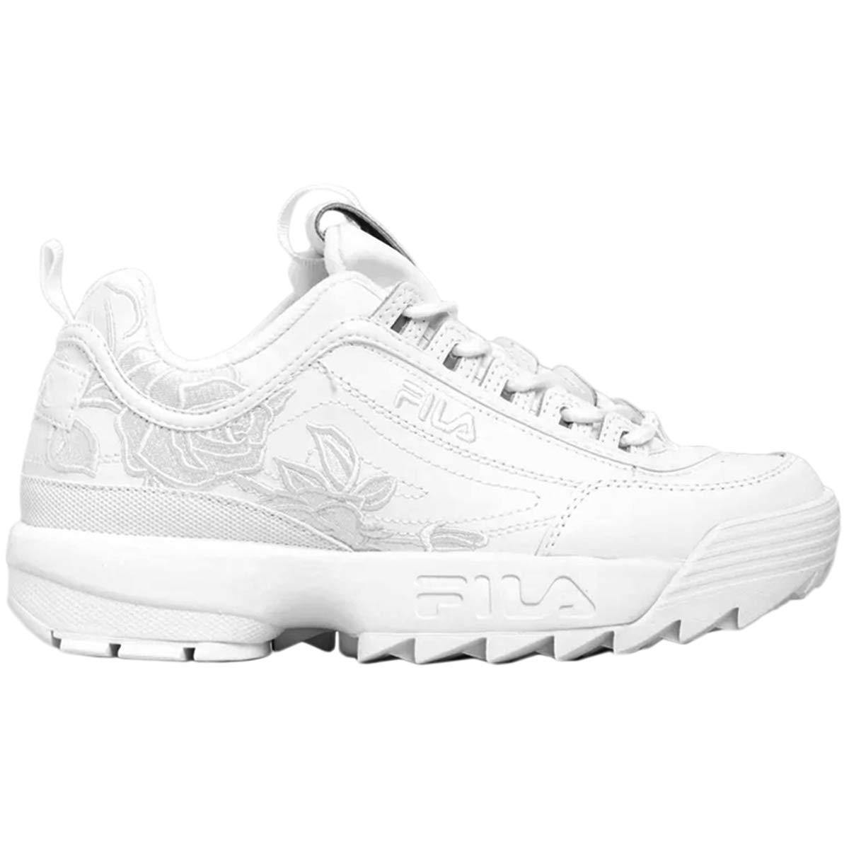 [5FM00605-125] Womens Fila Disruptor II Embroidery - sneakAR