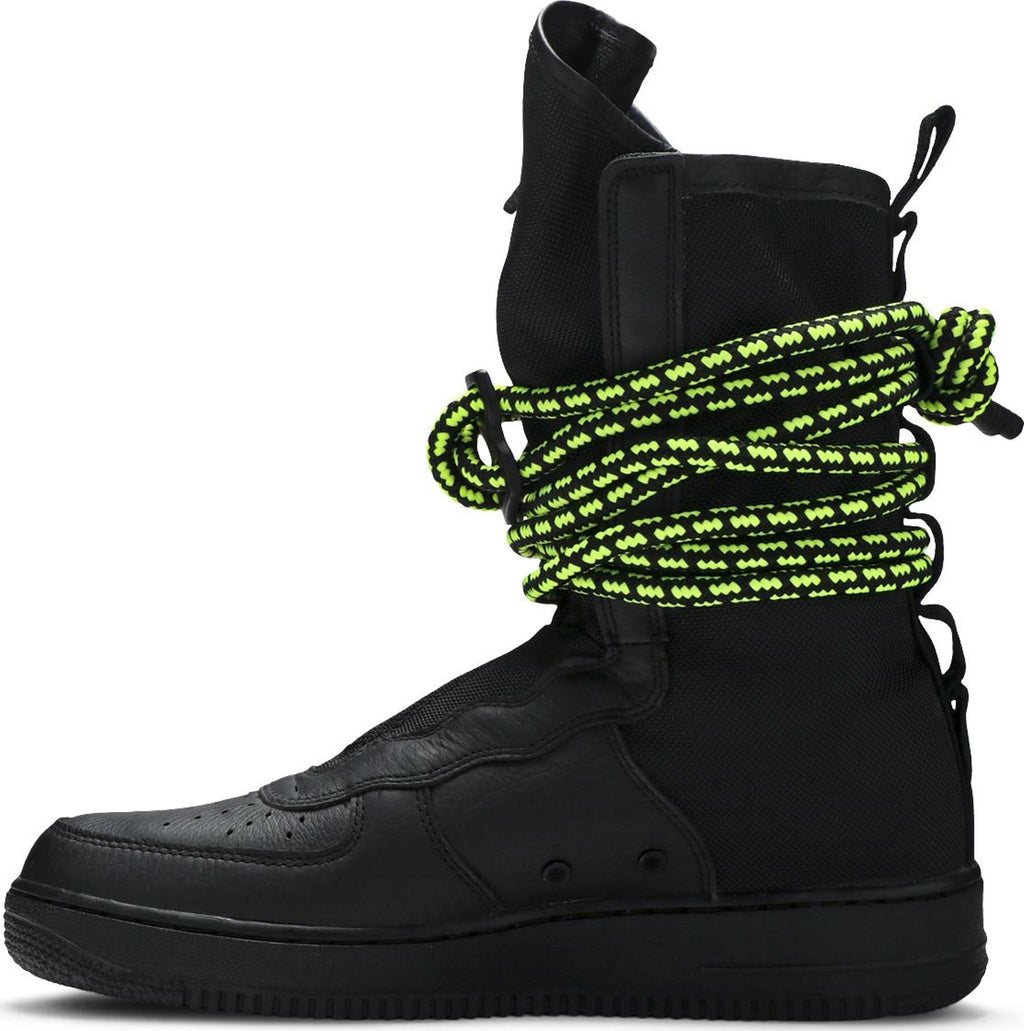 [AA1128-003] Mens Nike SF AIR FORCE 1 HIGH 'Black/Volt'