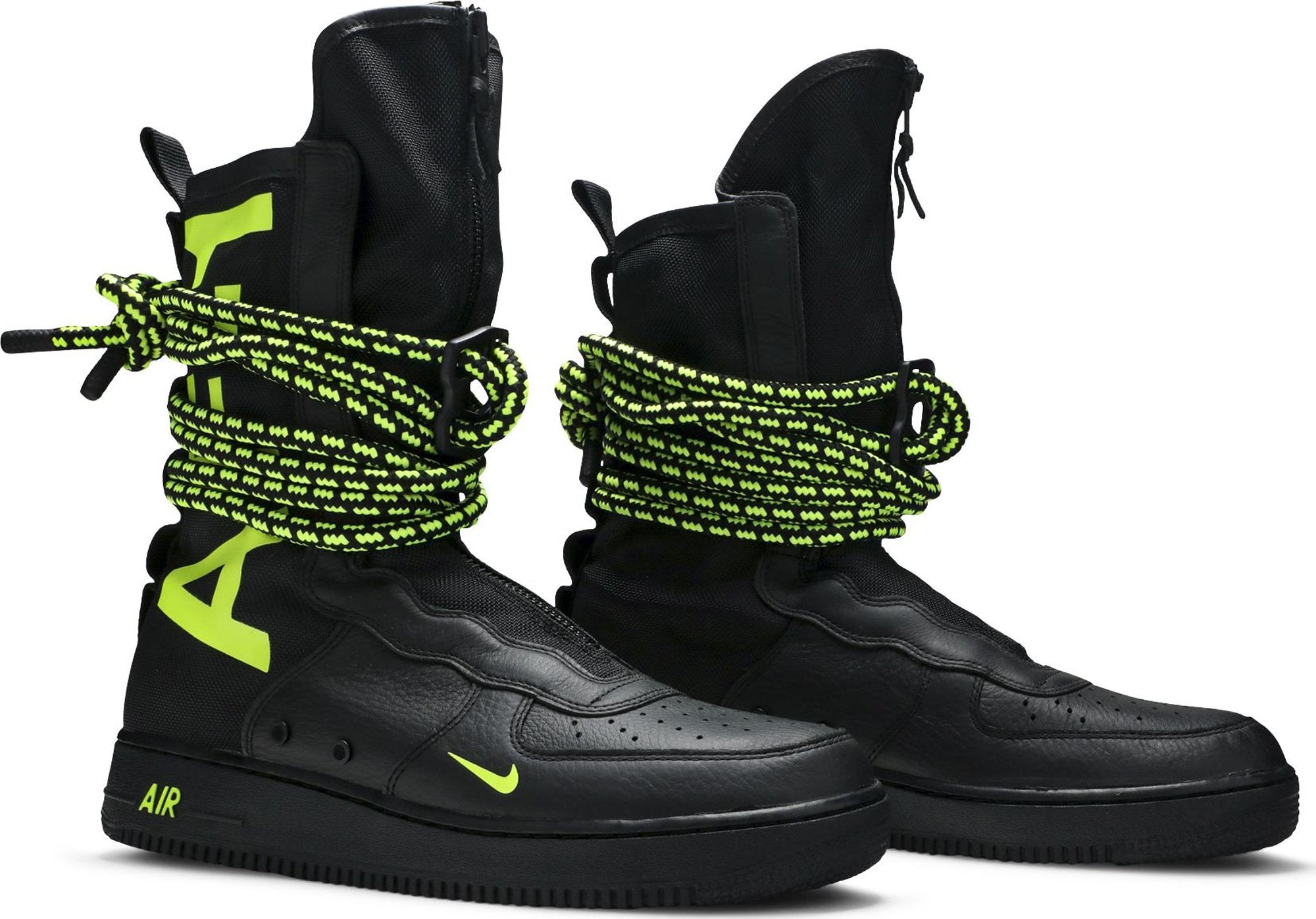 [AA1128-003] Mens Nike SF AIR FORCE 1 HIGH 'Black/Volt'