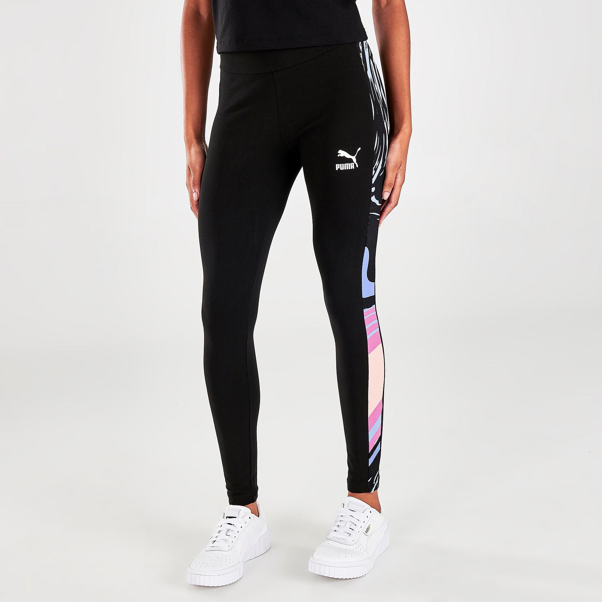[533363-01] Womens Puma Marbled T7 Leggings