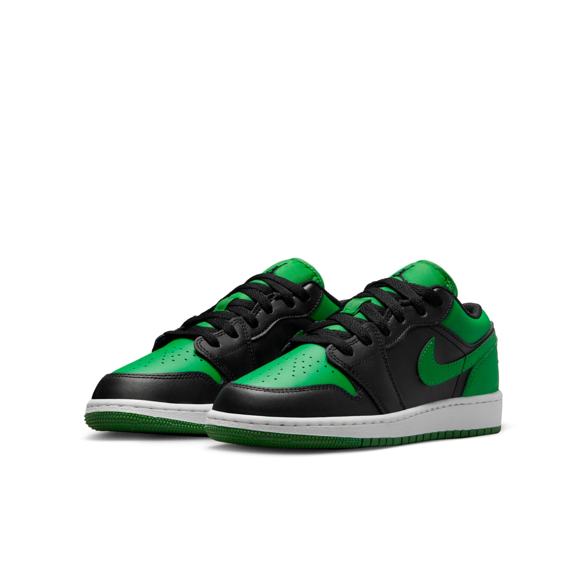 [553560-065] Grade School Air Jordan RETRO 1 LOW 'LUCKY GREEN (GS)'