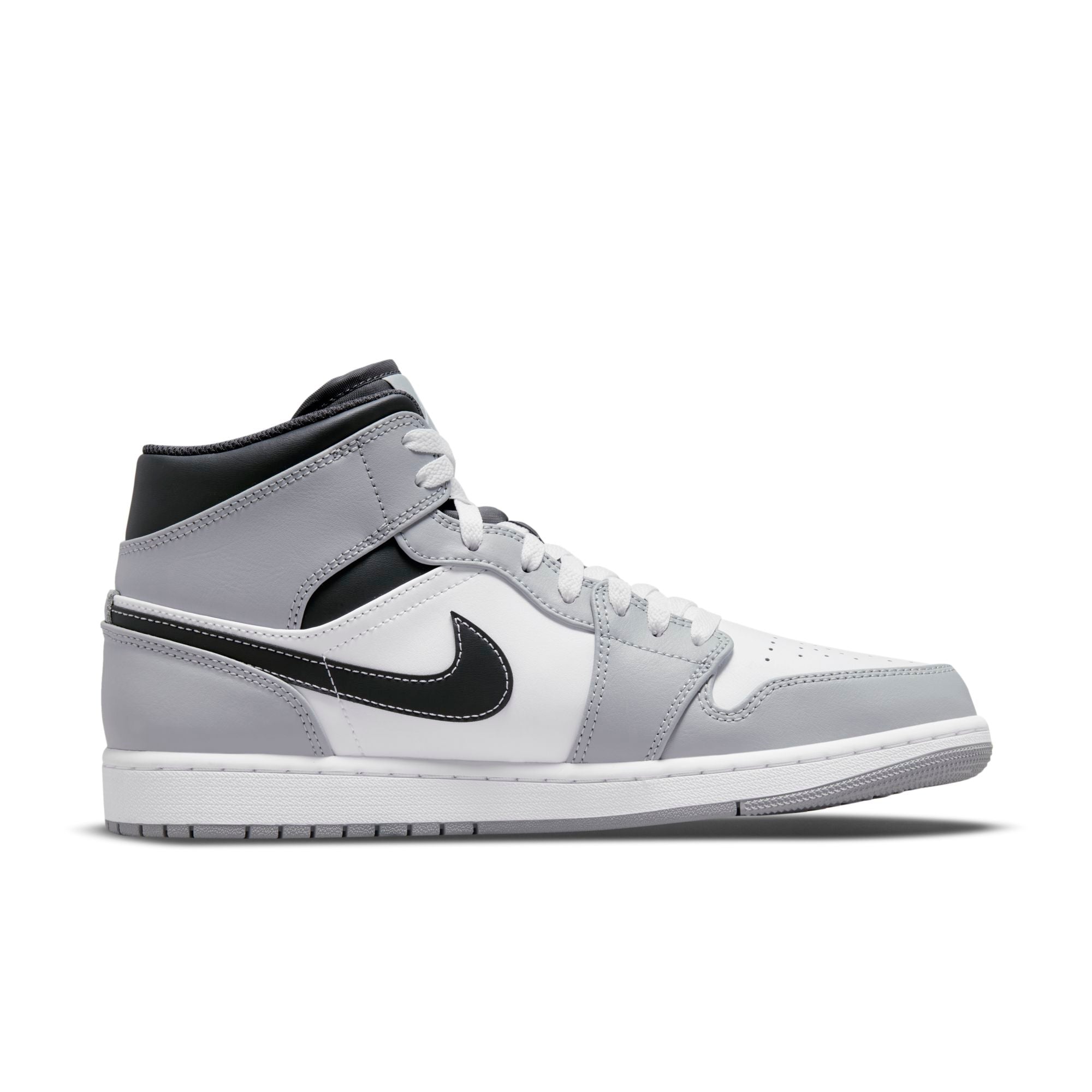 [554724-078] Mens Air Jordan Retro 1 Mid 'Light Smoke Grey Anthracite'