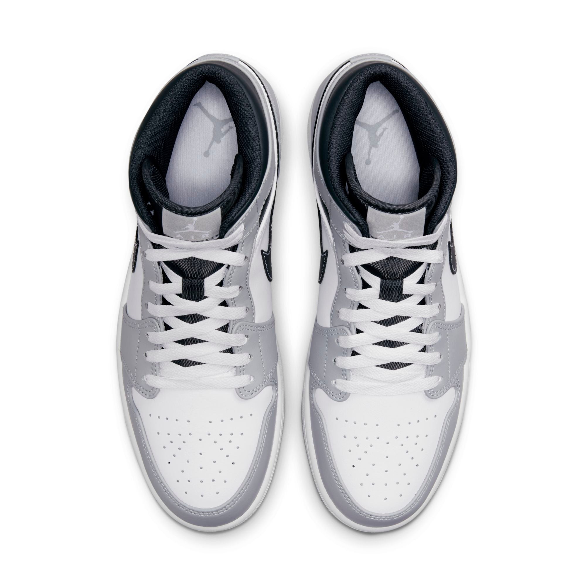[554724-078] Mens Air Jordan Retro 1 Mid 'Light Smoke Grey Anthracite'