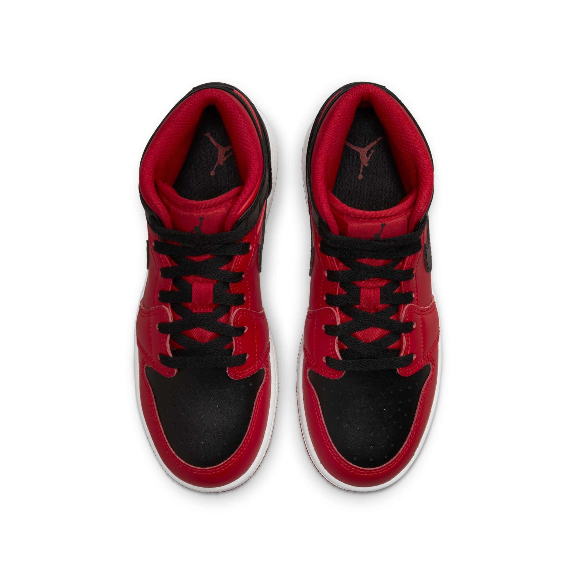 [554725-660] Grade School Air Jordan RETRO 1 MID 'REVERSE BRED (2021)' (GS)