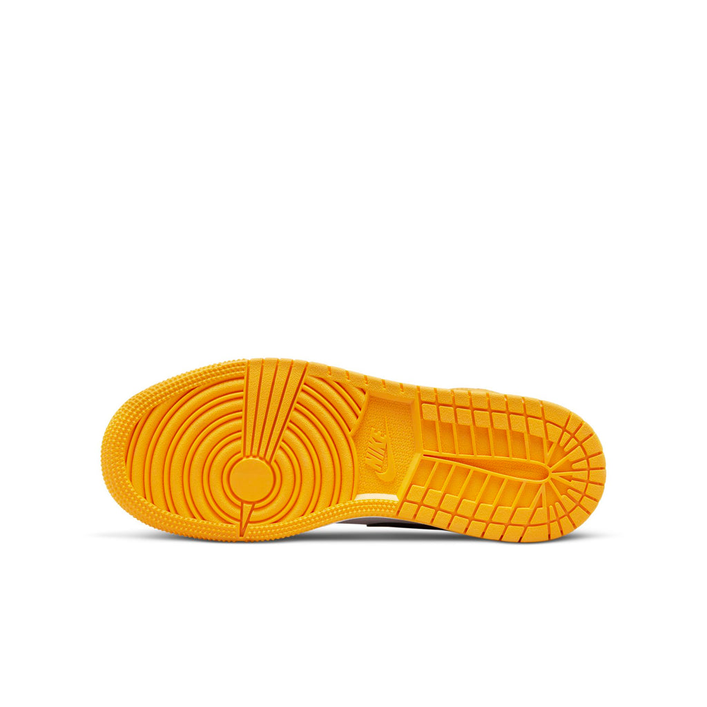 [554725-701] Youth Air Jordan Retro 1 Mid 'Taxi (GS)'