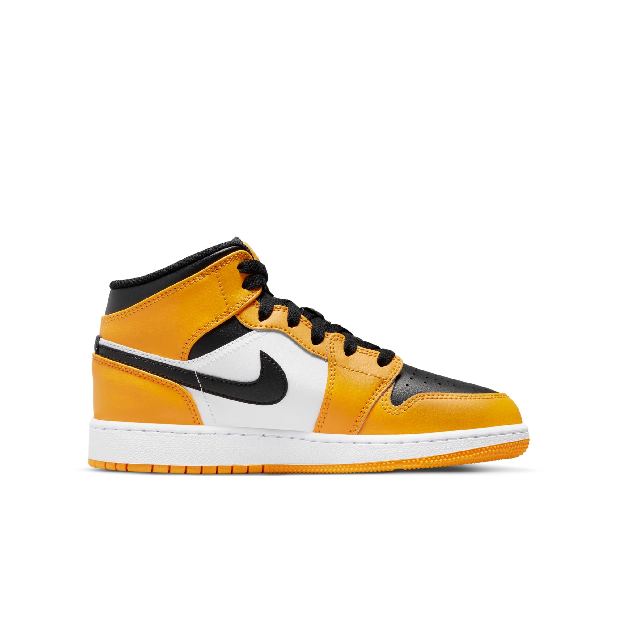 [554725-701] Youth Air Jordan Retro 1 Mid 'Taxi (GS)'