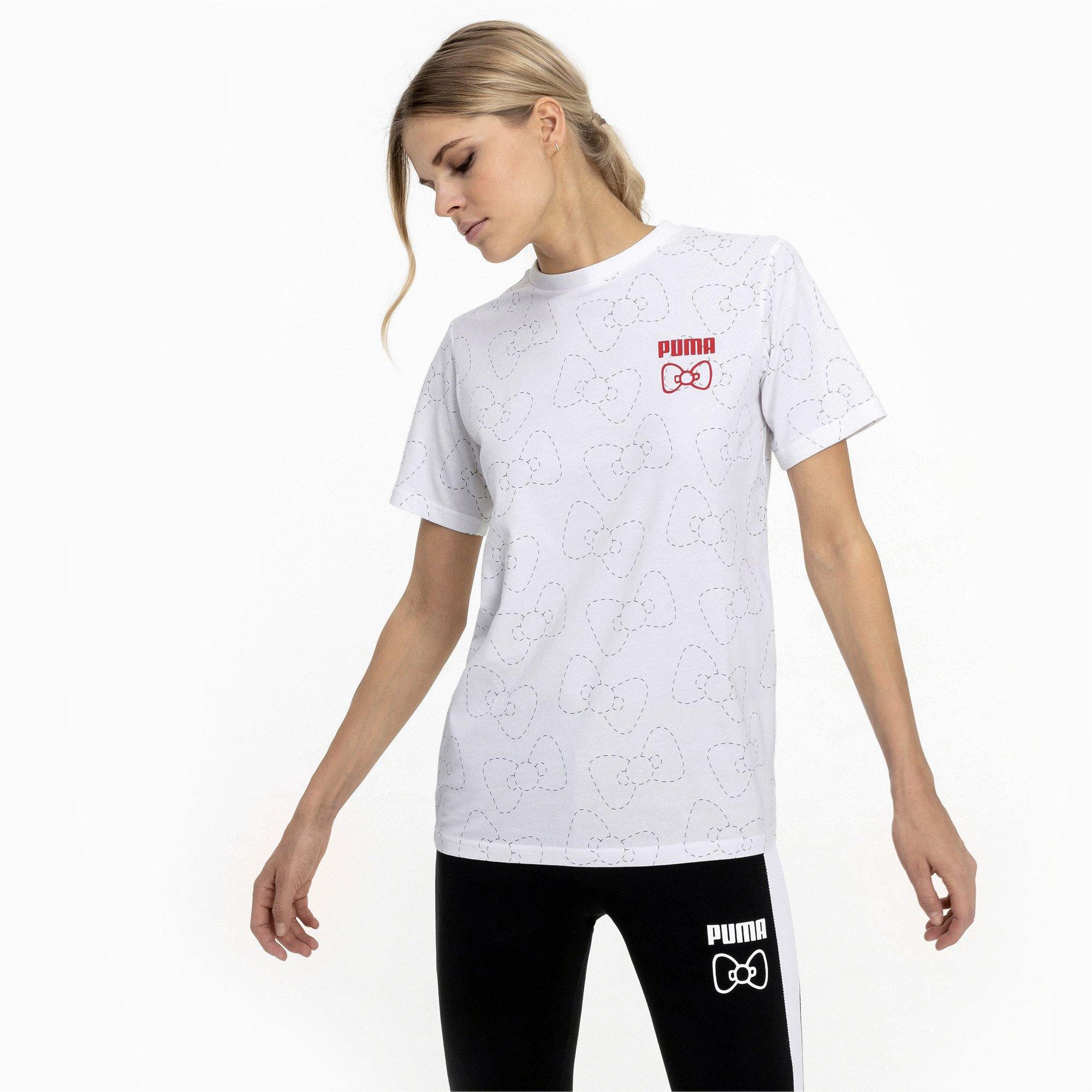 [597236-02] Womens Puma x Hello Kitty AOP Tee - sneakAR
