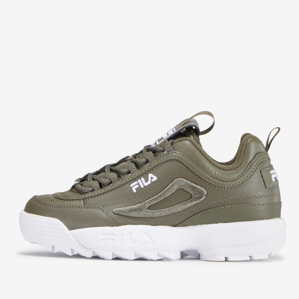 [5FM00694-320] Womens Fila Disruptor II 3D Embroidery - sneakAR