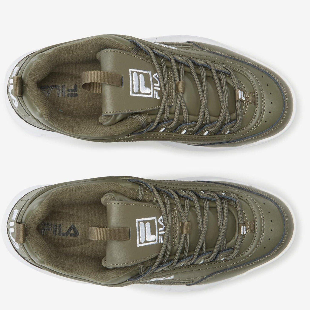 [5FM00694-320] Womens Fila Disruptor II 3D Embroidery - sneakAR