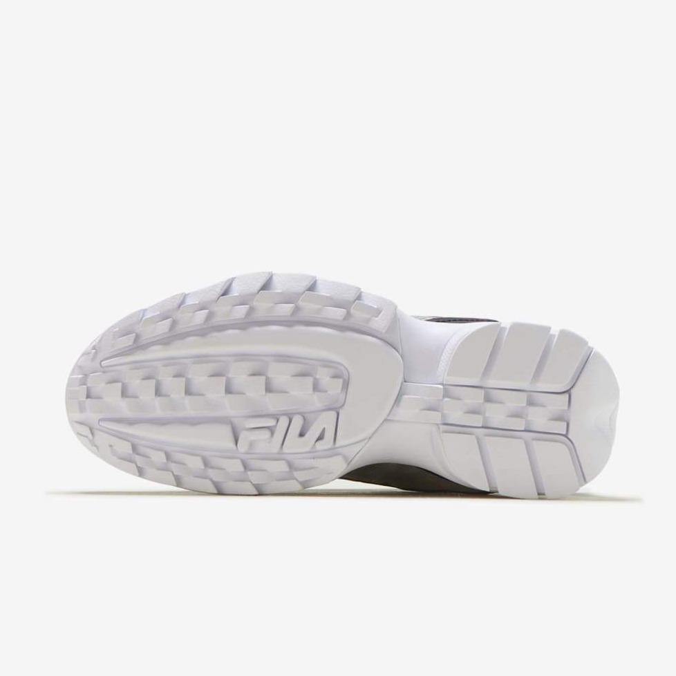 [5FM00698-016] Womens Fila Disruptor II Clear Logos - sneakAR
