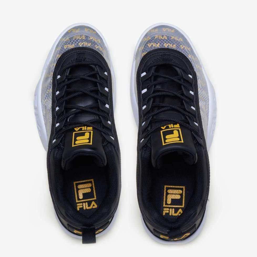 [5FM00698-016] Womens Fila Disruptor II Clear Logos - sneakAR