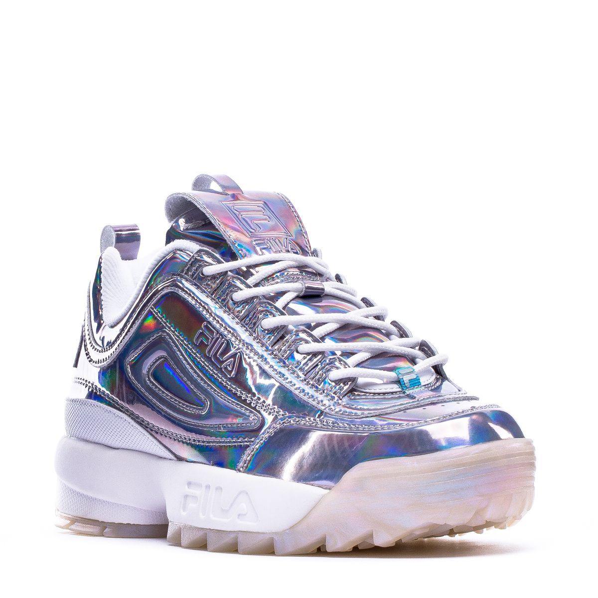 [5FM00723-199] Womens Fila Disruptor II Iri - sneakAR