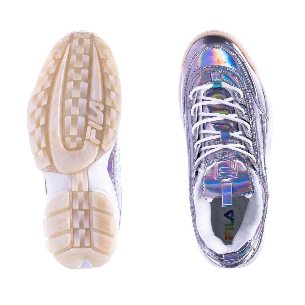 [5FM00723-199] Womens Fila Disruptor II Iri - sneakAR