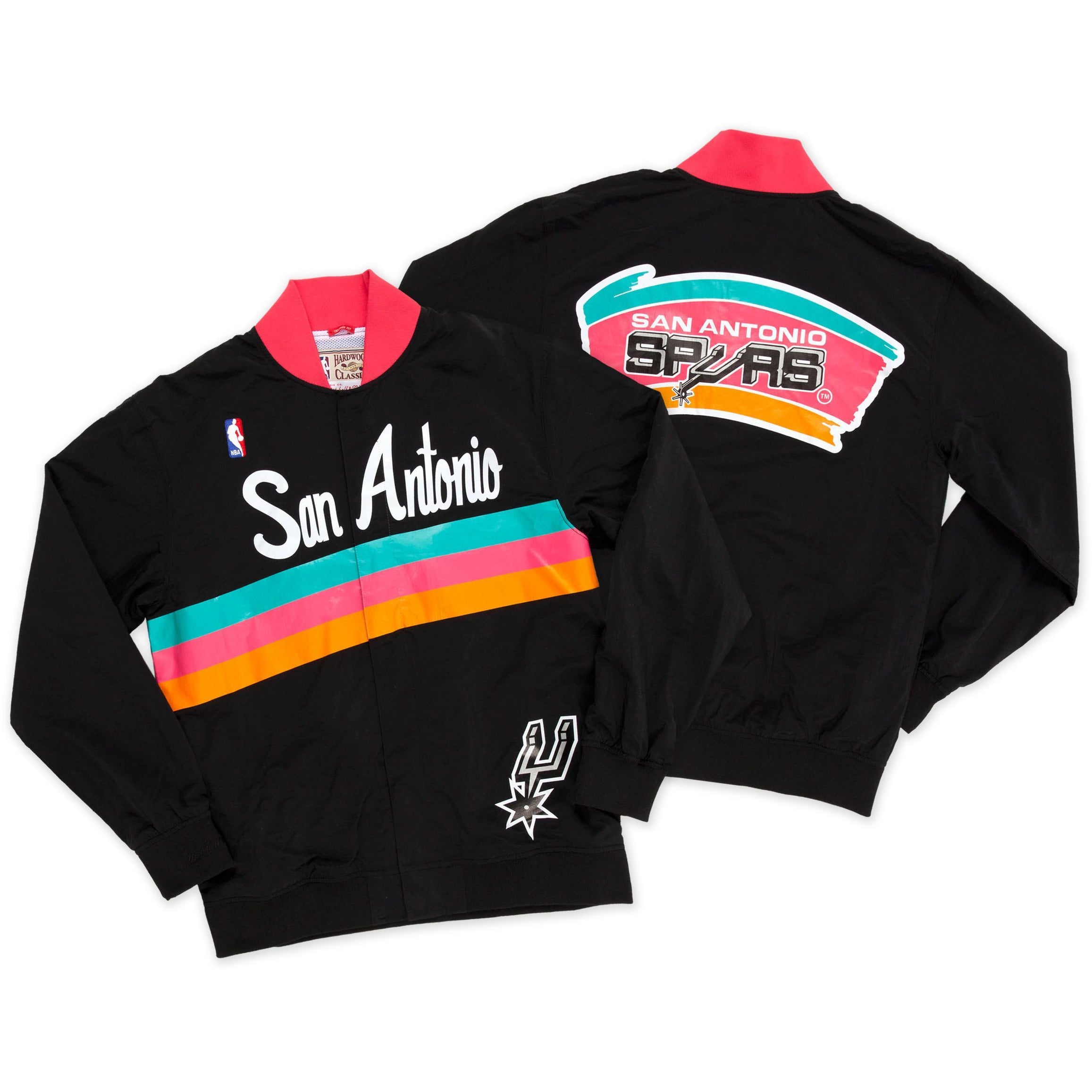 [605630494SAS] Mens Mitchell & Ness NBA 1994-95 Authentic Warm Up Jacket San Antonio Spurs