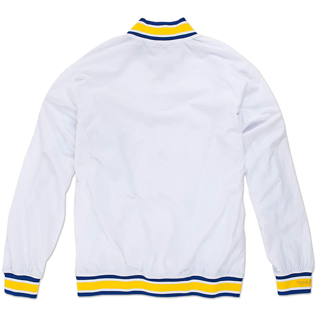 [6056S3A9D96GSW] Mens Mitchell & Ness NBA 1996-97 Authentic Home Warm Up Jacket Golden State Warriors