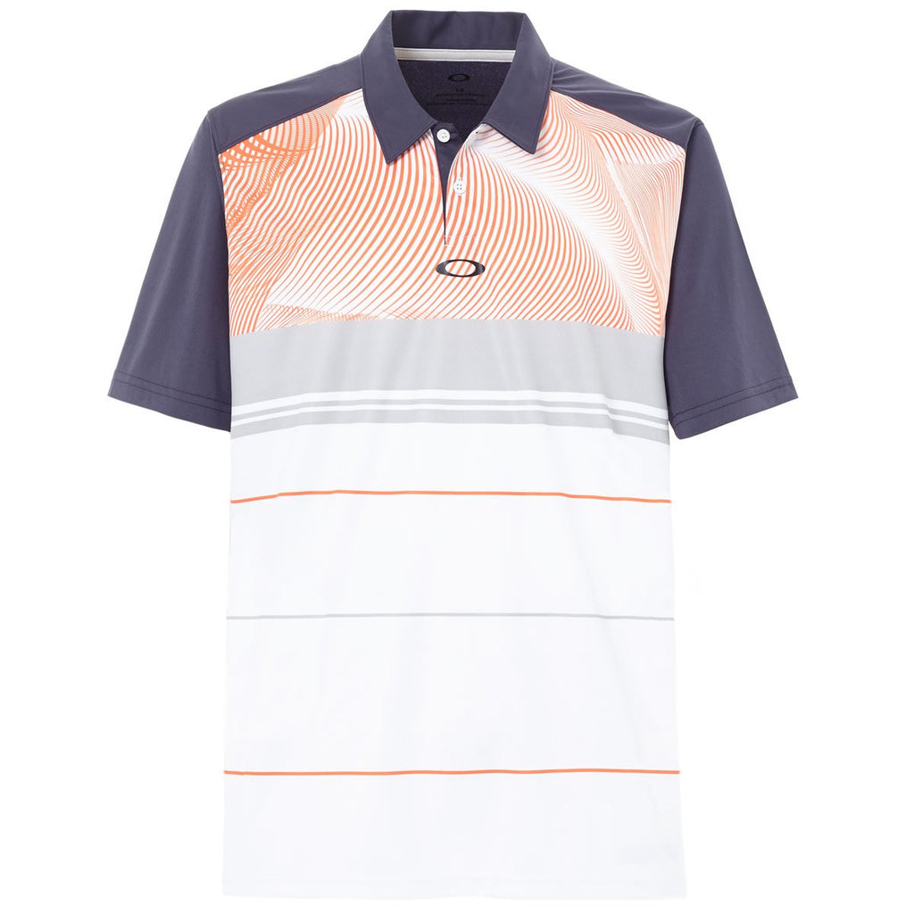 [434046-00N] Mens Oakley Aero Motion Block Polo