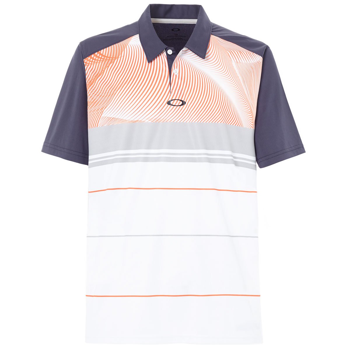 [434046-00N] Mens Oakley Aero Motion Block Polo