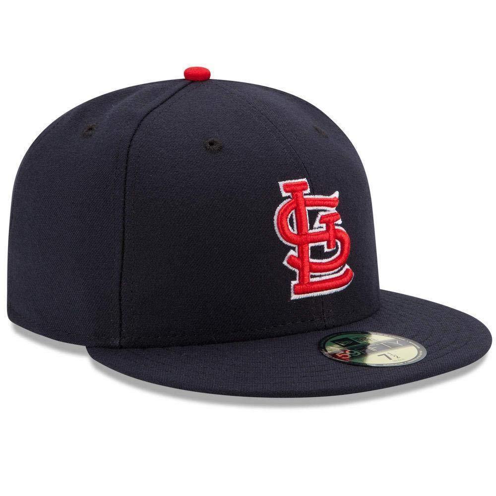 [70360958] Mens New Era MLB Authentic 59Fifty Performance Fitted - Cardinals - sneakAR