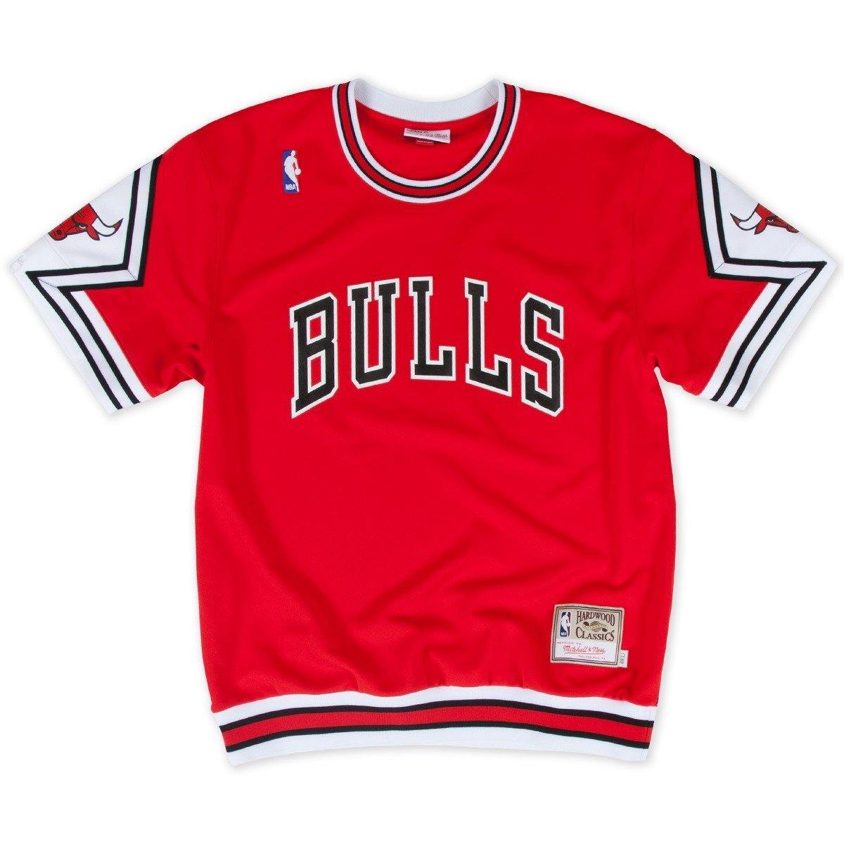 Mens Mitchell & Ness NBA Authentic Shooting Shirt Bulls - sneakAR