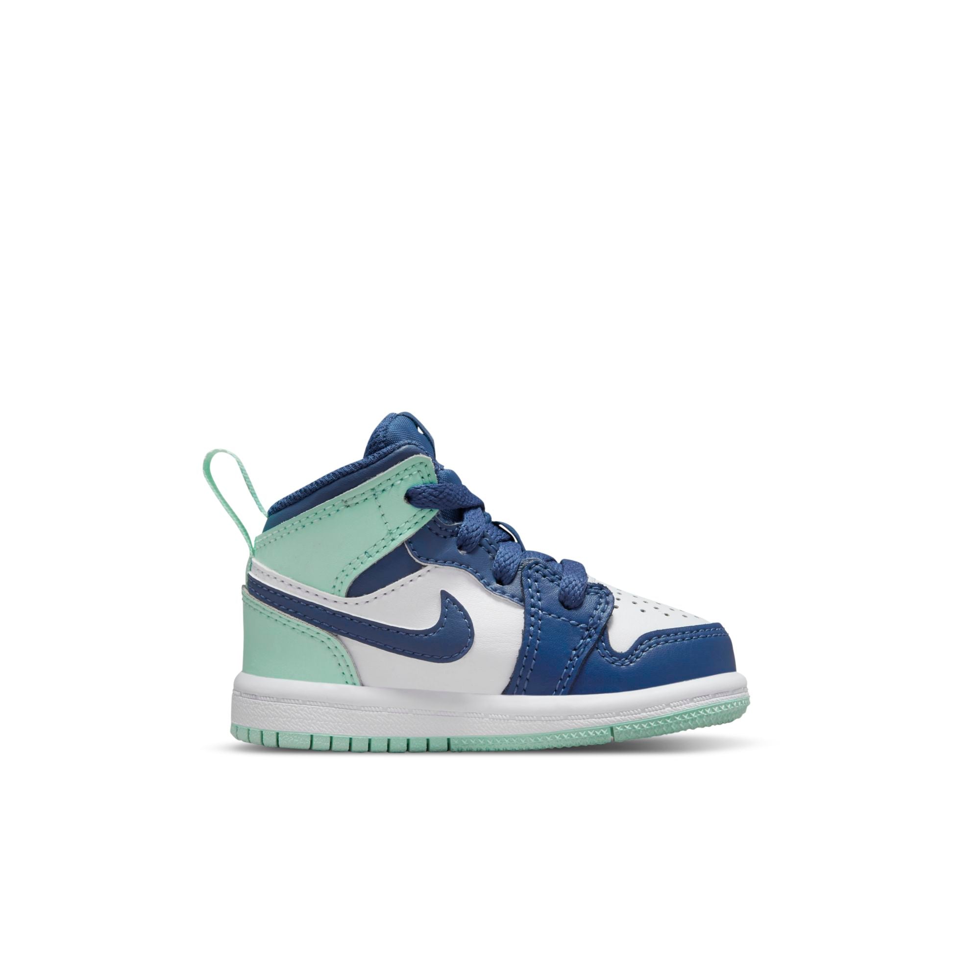[640735-413] Toddlers Air Jordan Retro 1 Mid (TD) 'Mystic Navy Mint Foam'
