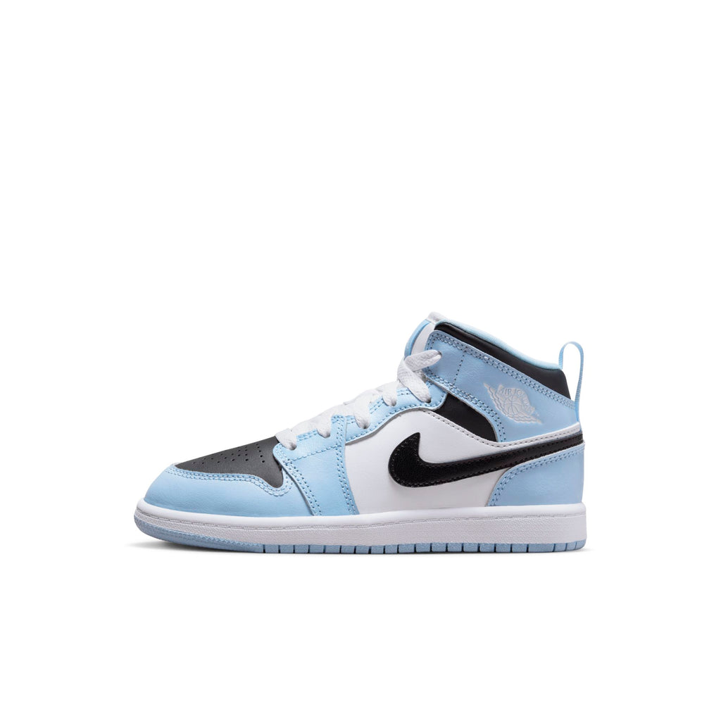 [640737-401] Preschool Air Jordan RETRO 1 MID (PS) 'Ice Blue'