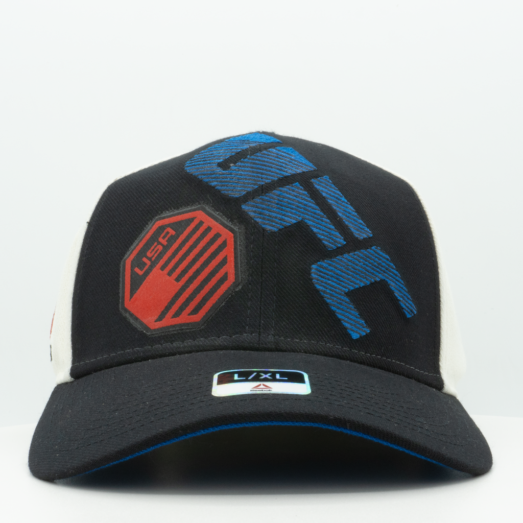 [M757Z-BLU-USA] Mens Reebok UFC Structured Flex USA Hat