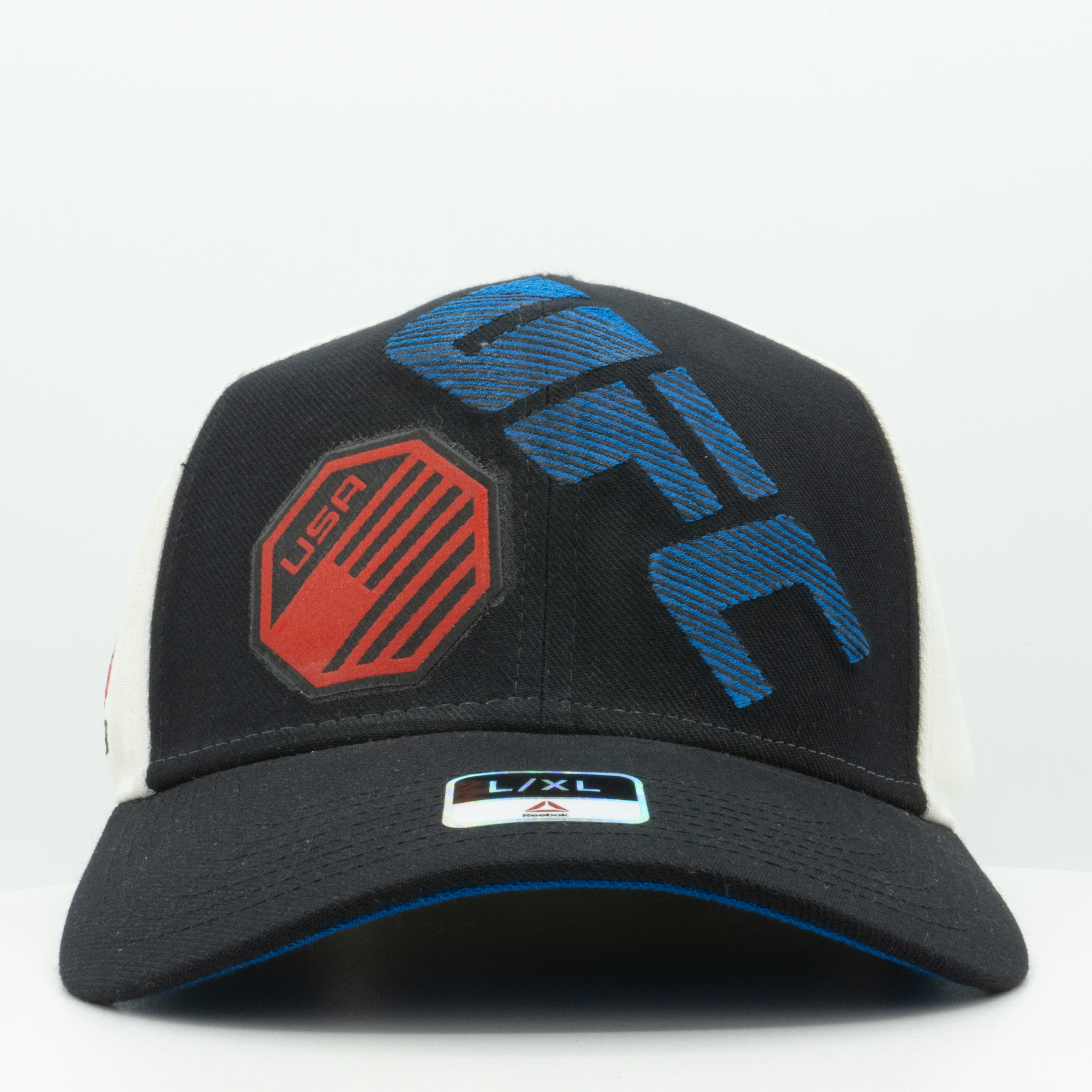 [M757Z-BLU-USA] Mens Reebok UFC Structured Flex USA Hat