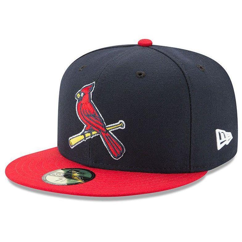 [70360959] Mens New Era MLB Authentic 59Fifty Performance Fitted - Cardinals - sneakAR