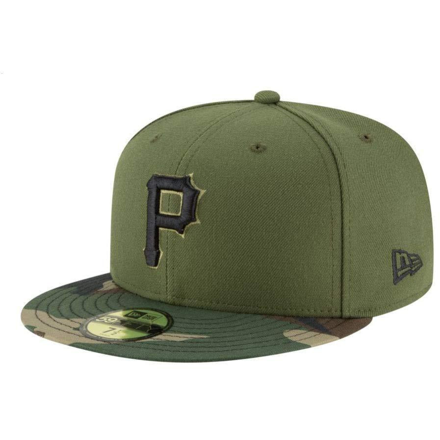 [70413903] Mens New Era MLB Authentic Collection On Field 59FIFTY Fitted Cap Pittsburgh Pirates