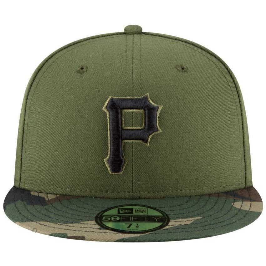 [70413903] Mens New Era MLB Authentic Collection On Field 59FIFTY Fitted Cap Pittsburgh Pirates