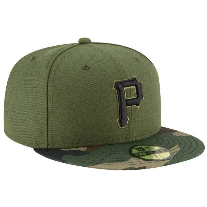 [70413903] Mens New Era MLB Authentic Collection On Field 59FIFTY Fitted Cap Pittsburgh Pirates