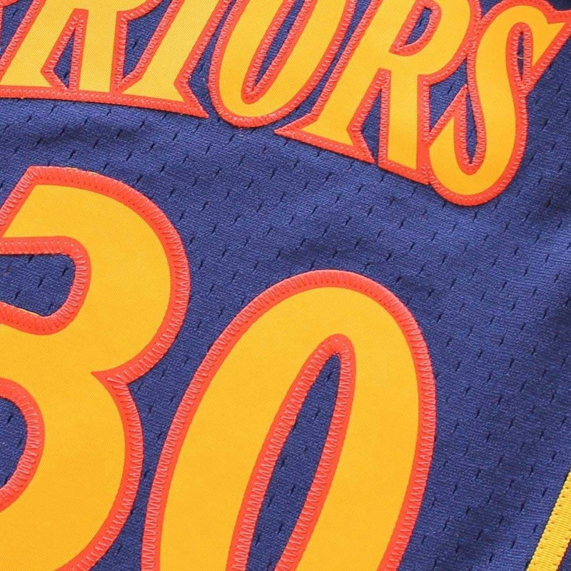 [SMJYGS18170-GSWNAVY09SCU] Mens Mitchell & Ness NBA Swingman Road Jersey Warriors 09 Steph Curry