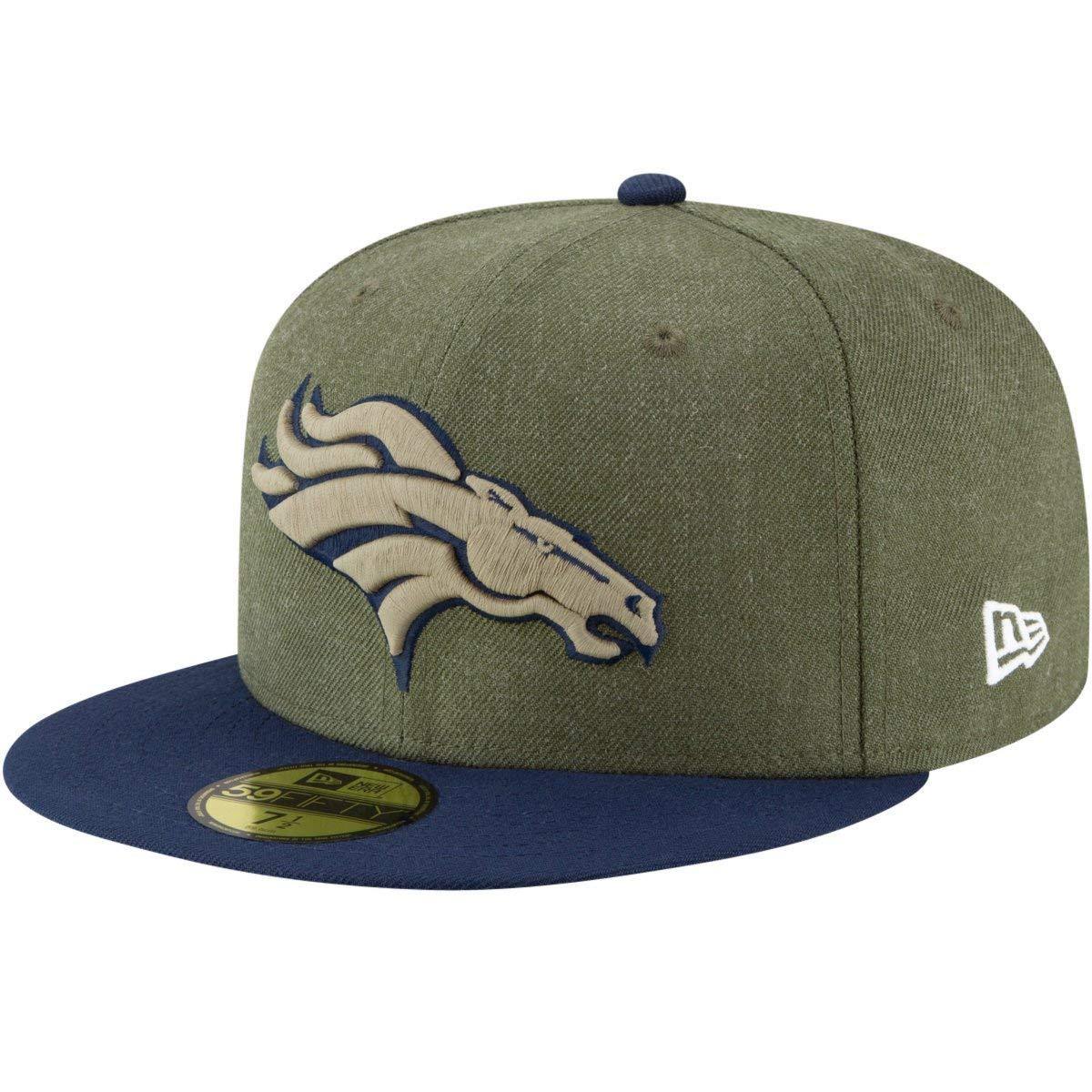 [11784301] Mens New Era NFL '18 Sideline Salute Service 59Fifty Fitted Broncos - sneakAR