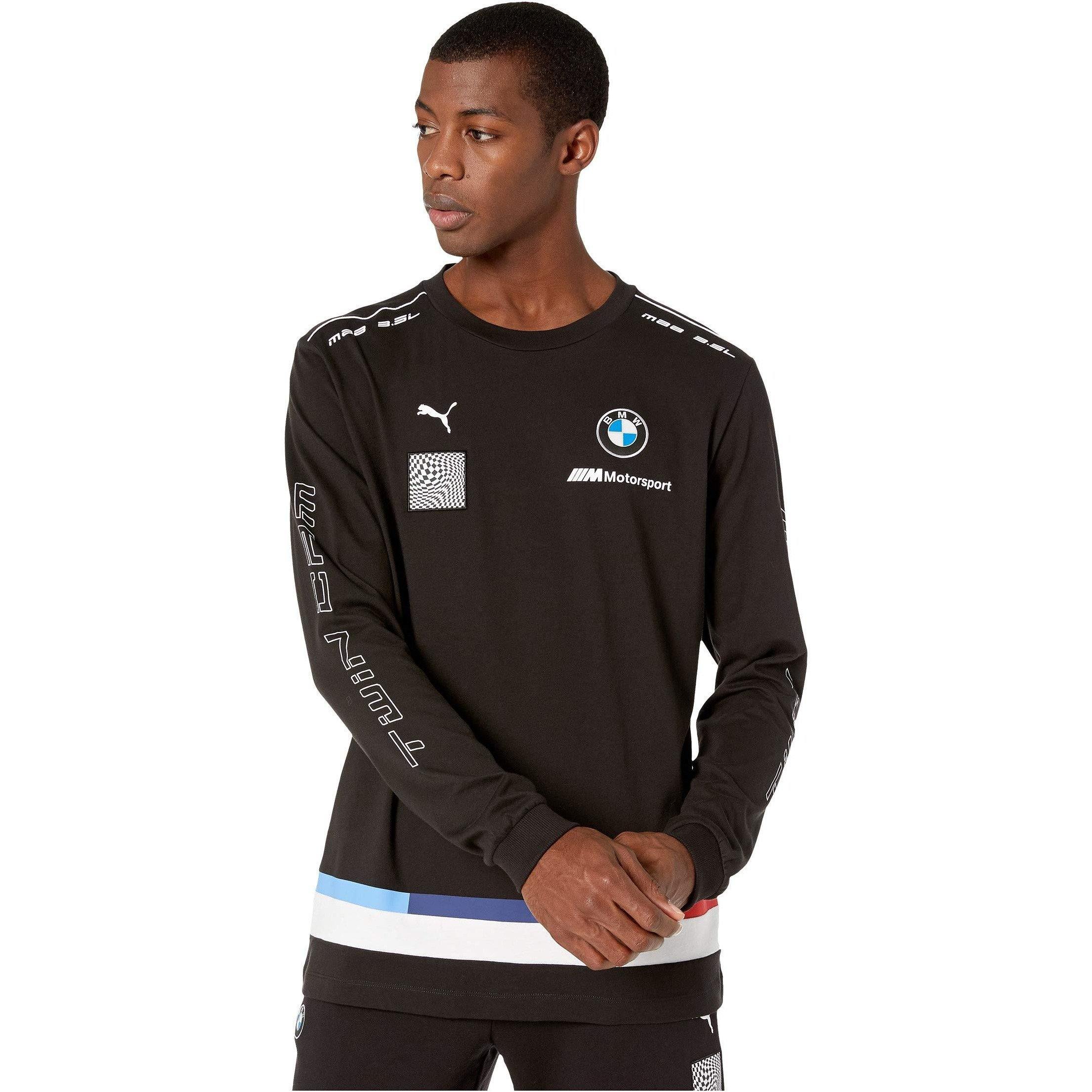 [596554-01] Mens Puma BMW Motorsport Street Long Sleeve Tee - sneakAR