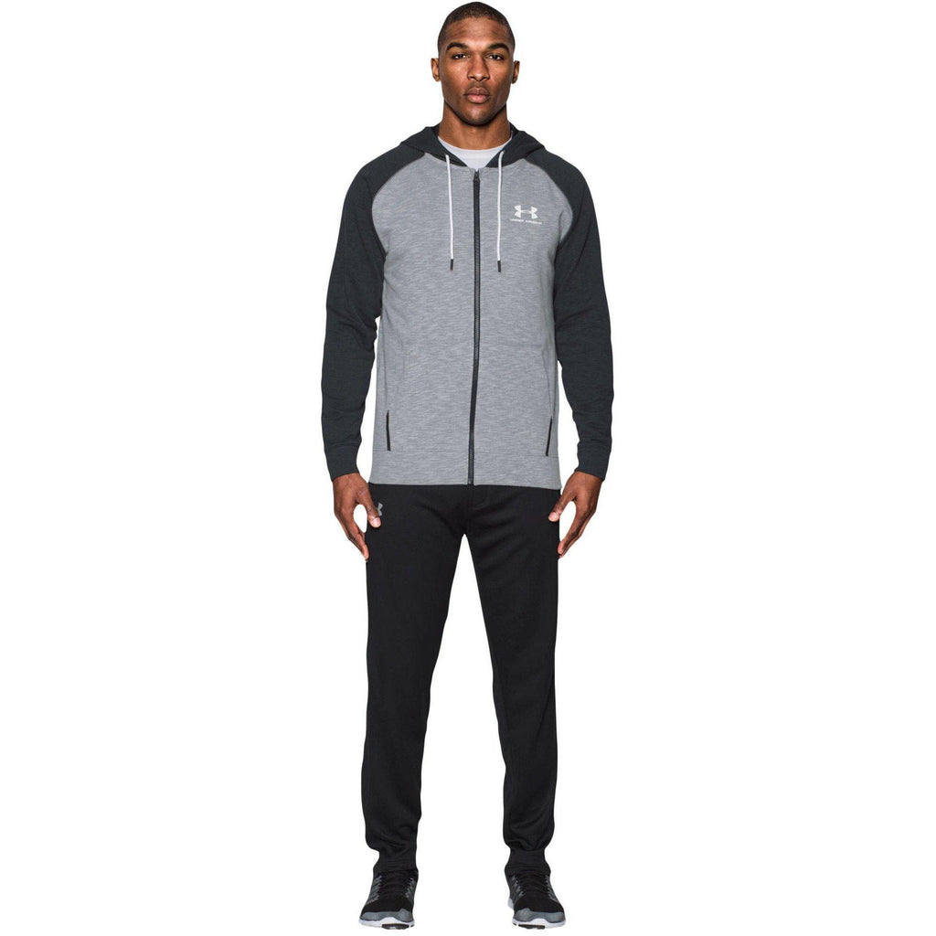 [1290255-035] Mens Under Armour Sportstyle Fullzip Tri Hoodie - sneakAR