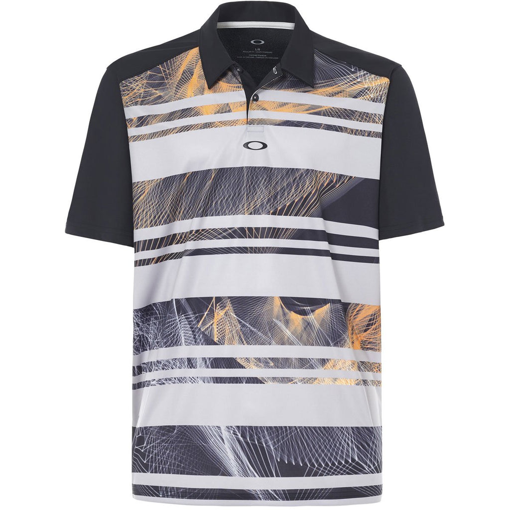 [434040-02E] Mens Oakley Aero Stripe Mashie Polo