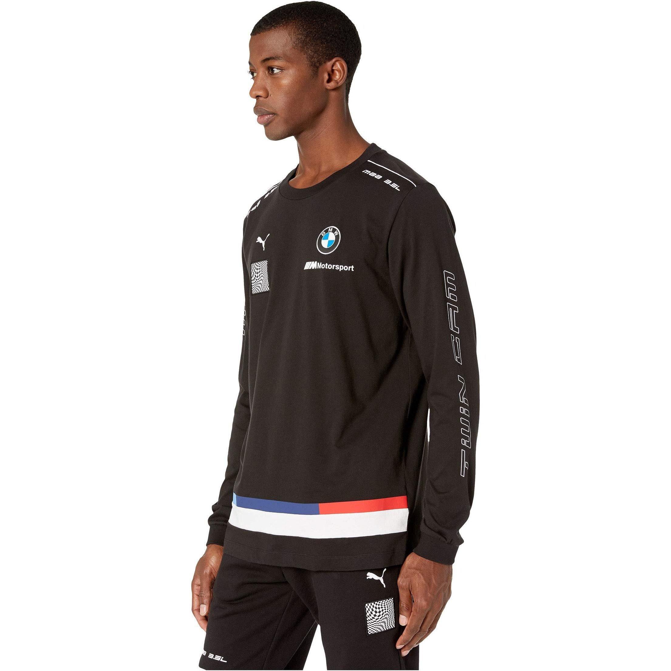 [596554-01] Mens Puma BMW Motorsport Street Long Sleeve Tee - sneakAR
