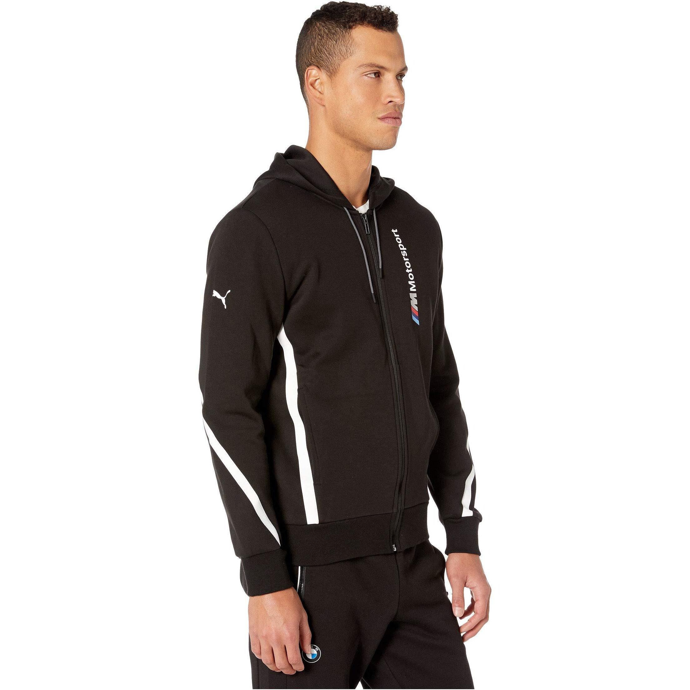 [595189-01] Mens Puma BMW Motorsport Hooded Sweat Jacket - sneakAR