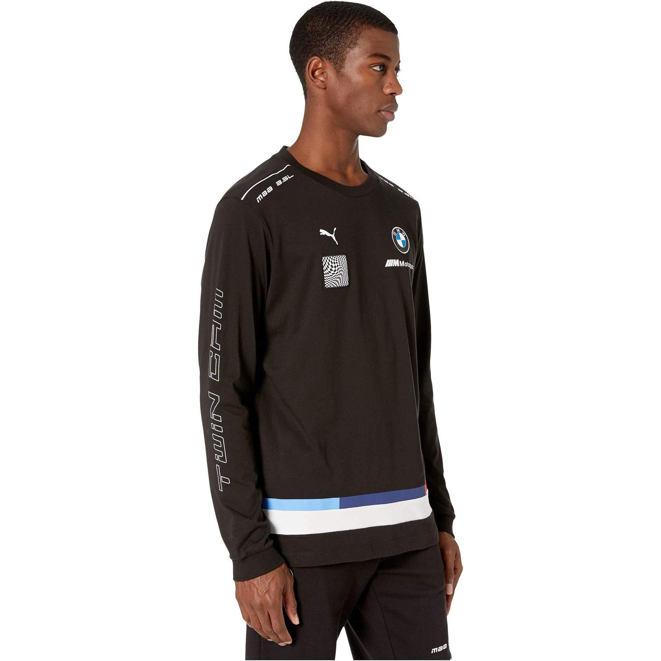 [596554-01] Mens Puma BMW Motorsport Street Long Sleeve Tee - sneakAR