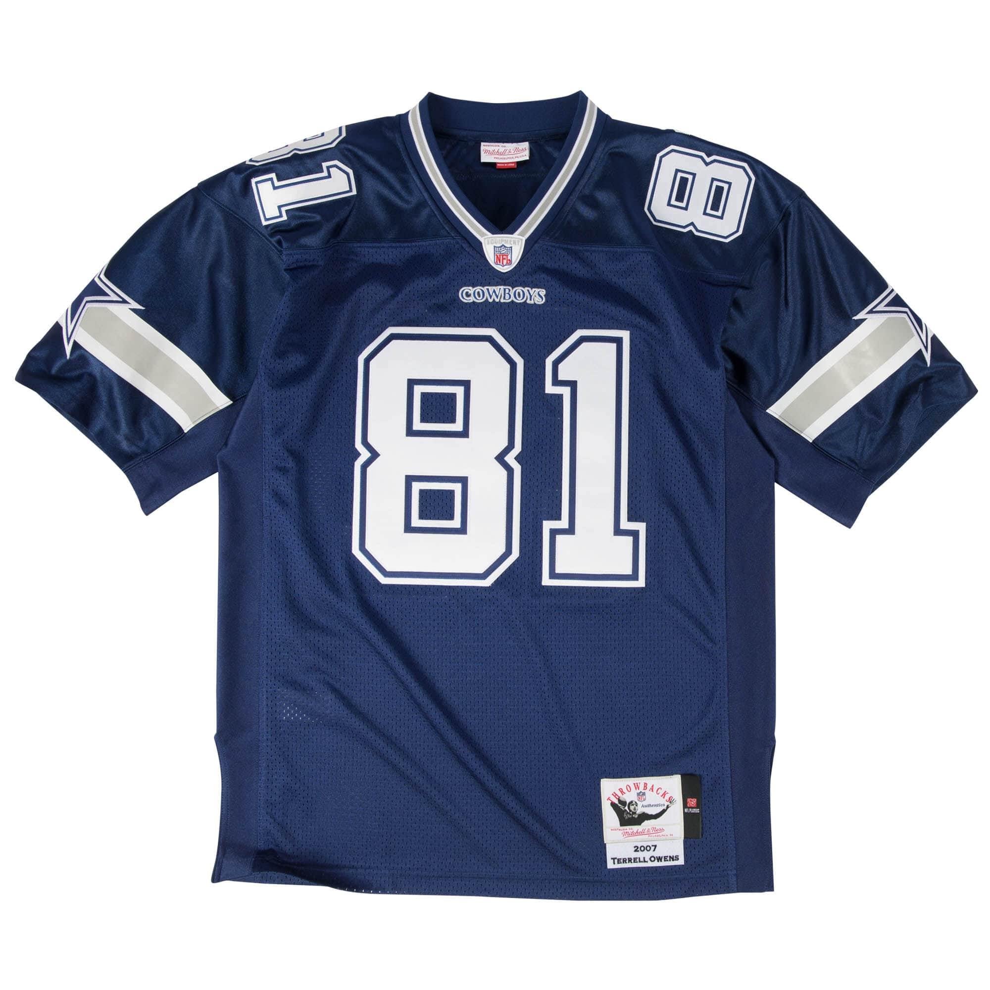 [722020307TOWE1] Mens Mitchell & Ness NFL Authentic Jersey Dallas Cowboys Terrell Owens 2007 - sneakAR