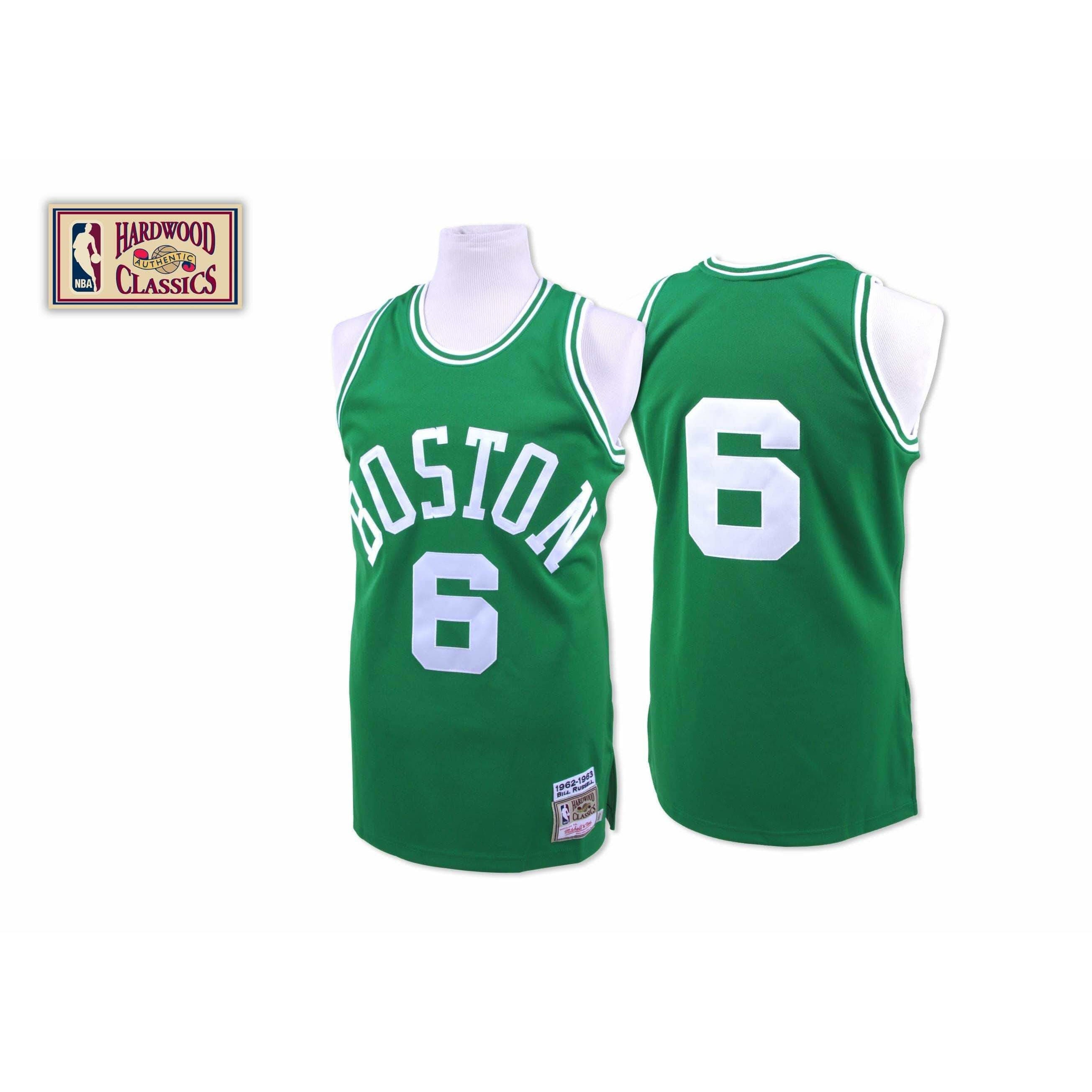 [722634062BIRUS] Mens Mitchell & Ness NBA Bill Russell 1962-63 Authentic Jersey Boston Celtics