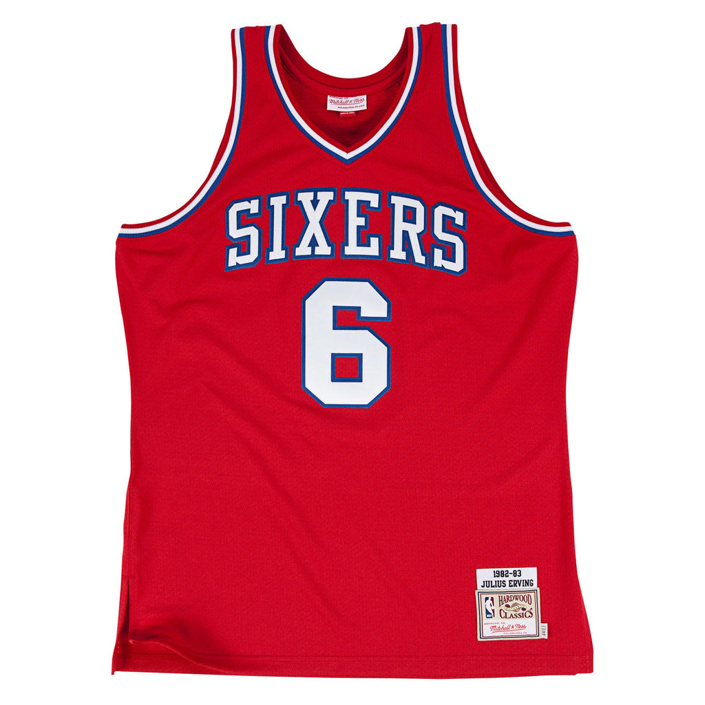 [72263B182JERVI] Mens Mitchell & Ness NBA Julius Erving 1982-83 Authentic Jersey Philadelphia 76ers