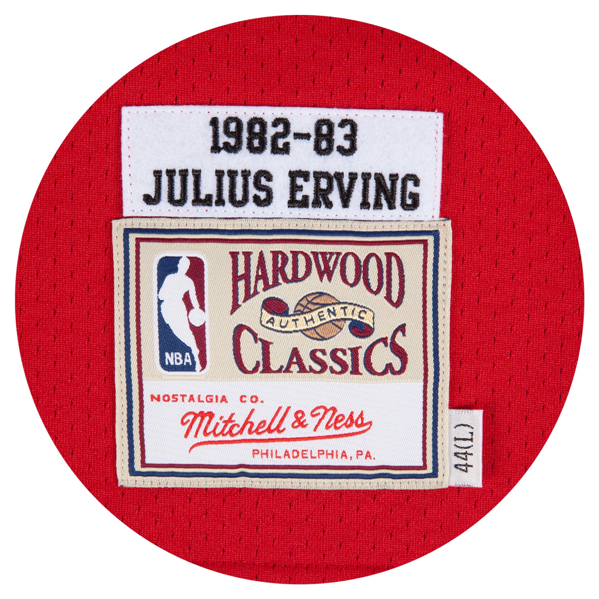 [72263B182JERVI] Mens Mitchell & Ness NBA Julius Erving 1982-83 Authentic Jersey Philadelphia 76ers
