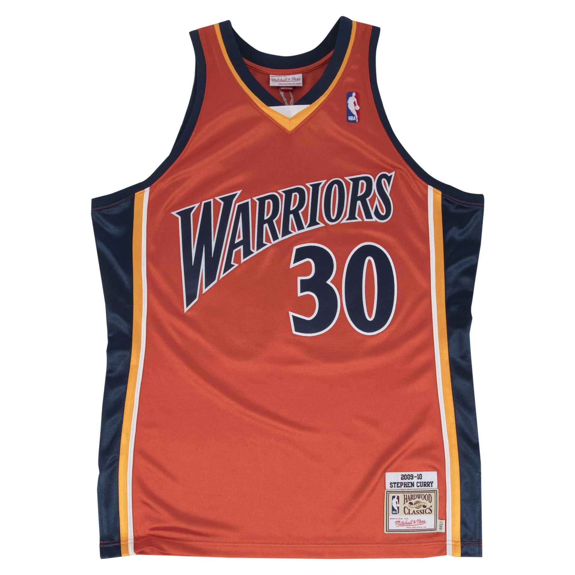 [72263W309SCURR] Mens Mitchell & Ness NBA Stephen Curry Authentic Jersey 2009-10 Golden State Warriors