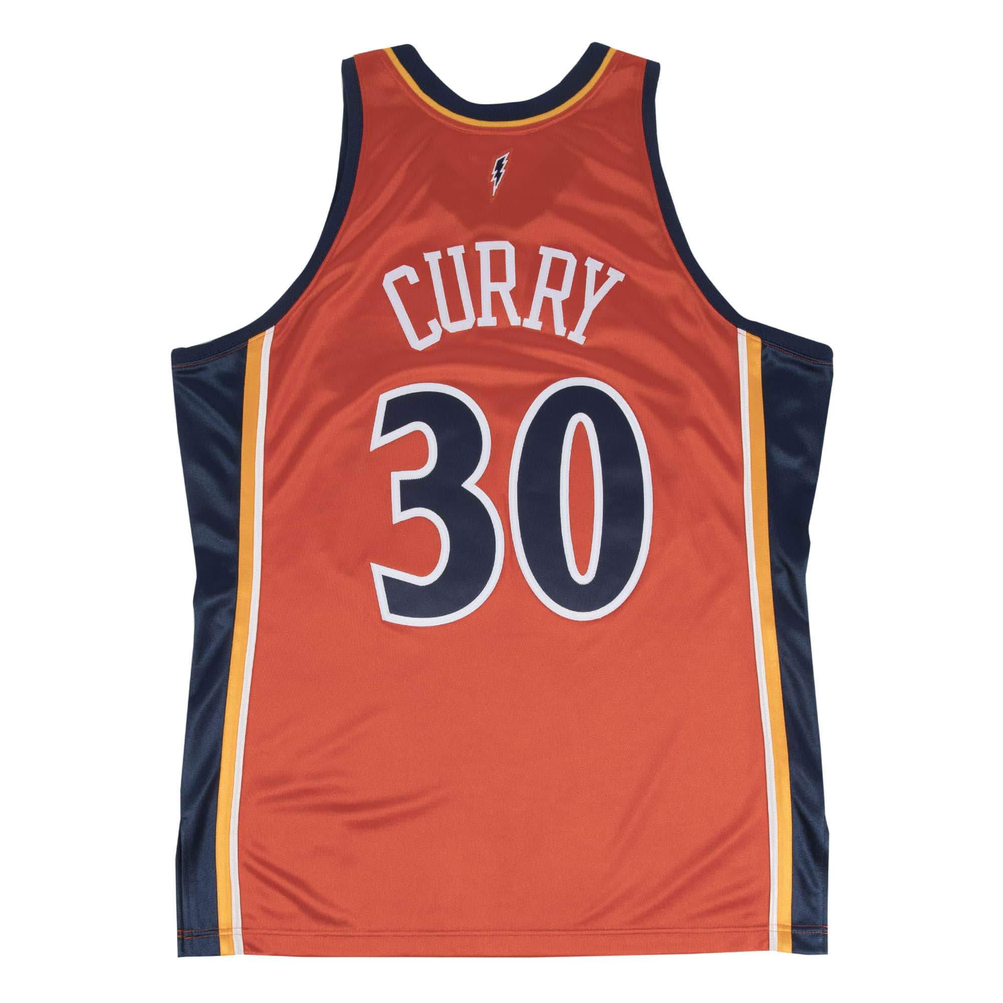 [72263W309SCURR] Mens Mitchell & Ness NBA Stephen Curry Authentic Jersey 2009-10 Golden State Warriors